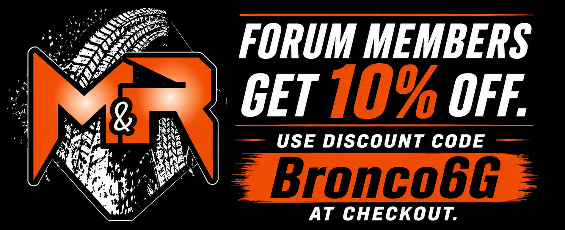 Ford Bronco Maximum Light for the Bronco Raptor: XL Light Bar Setup Discount Banner Bronco6G