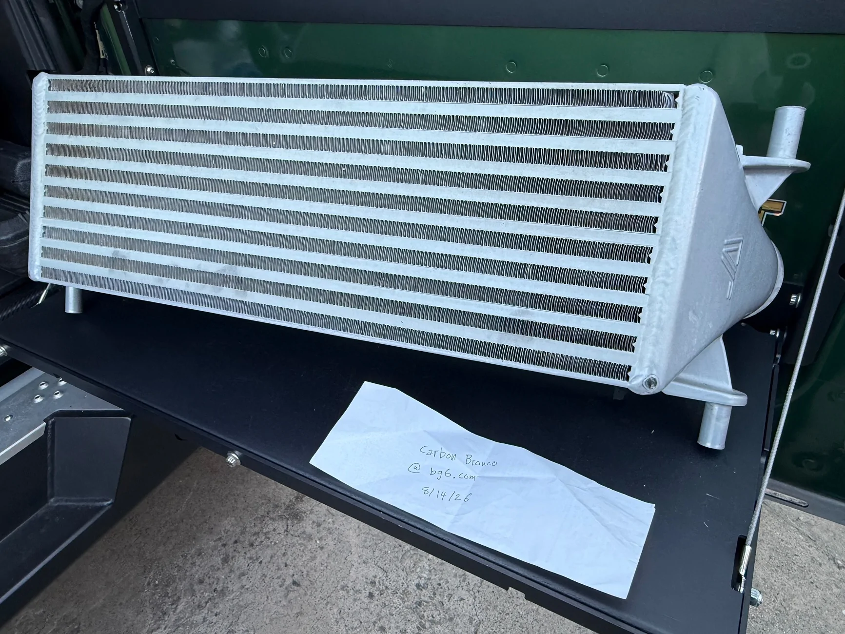Ford Bronco CVFab intercooler socal IMG_4528