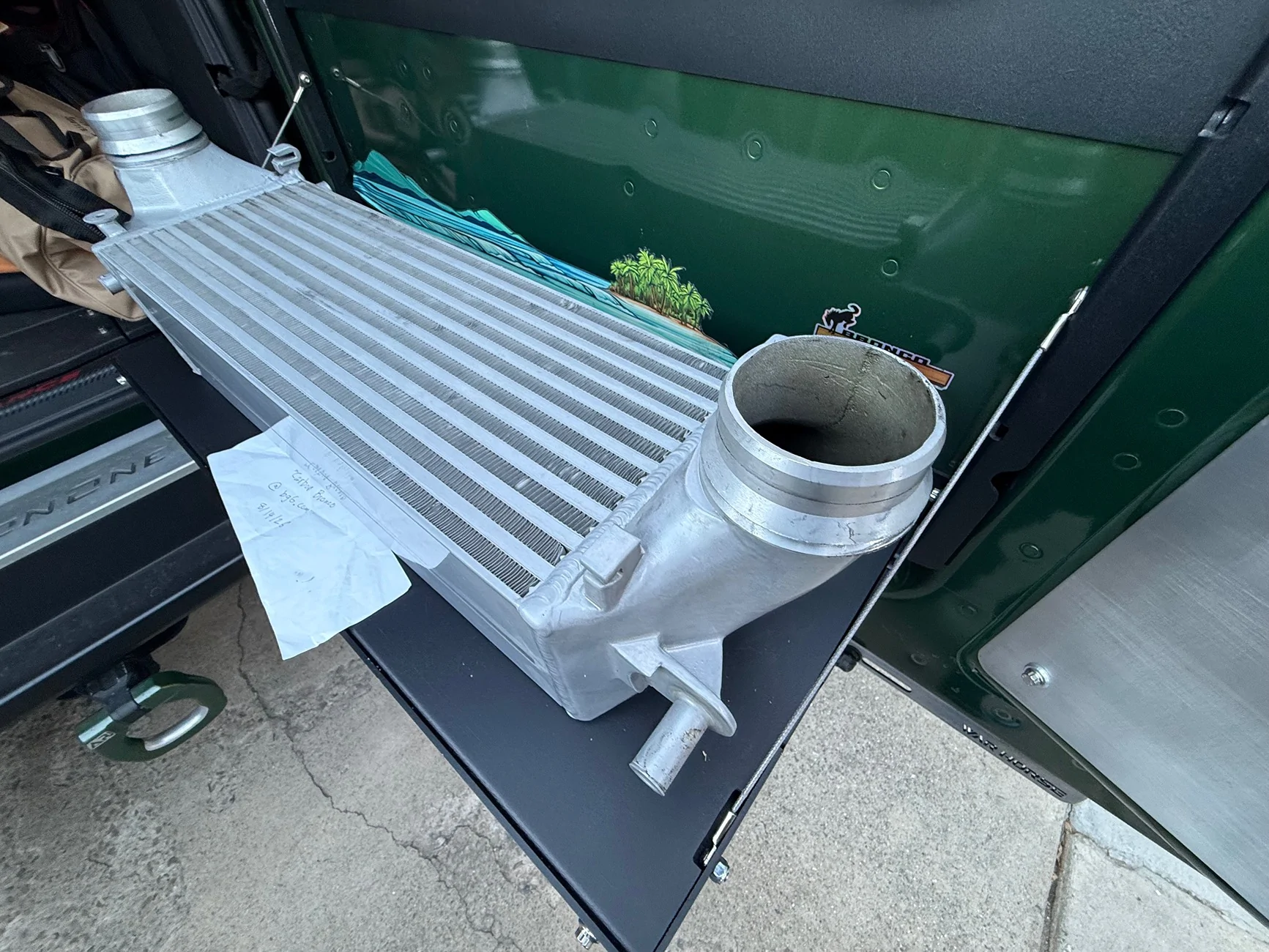 Ford Bronco CVFab intercooler socal IMG_4535