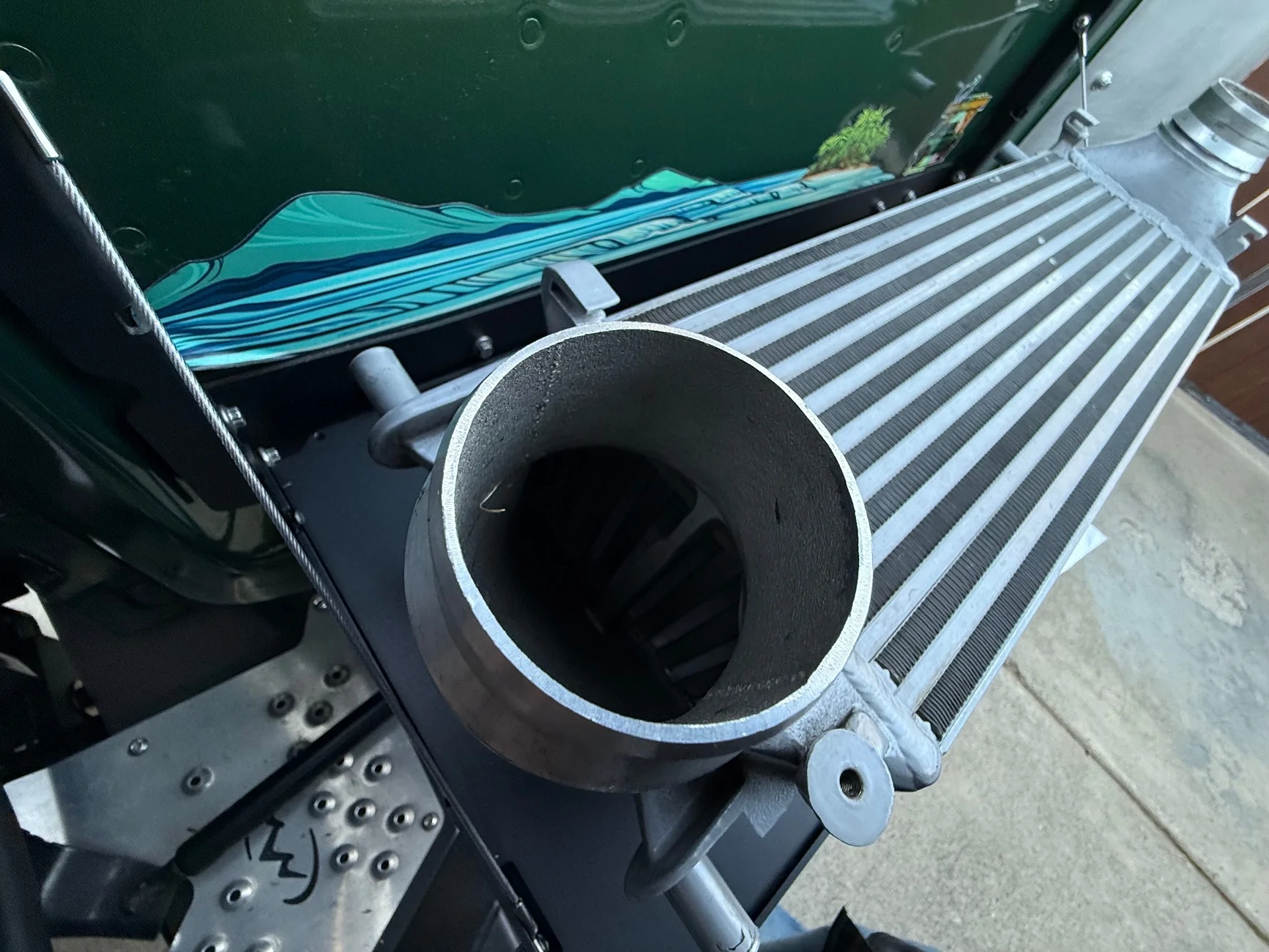 Ford Bronco CVFab intercooler socal IMG_4536