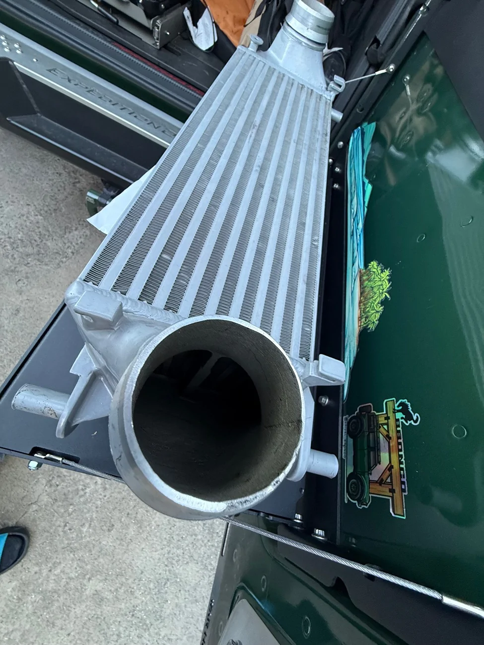 Ford Bronco CVFab intercooler socal IMG_4537