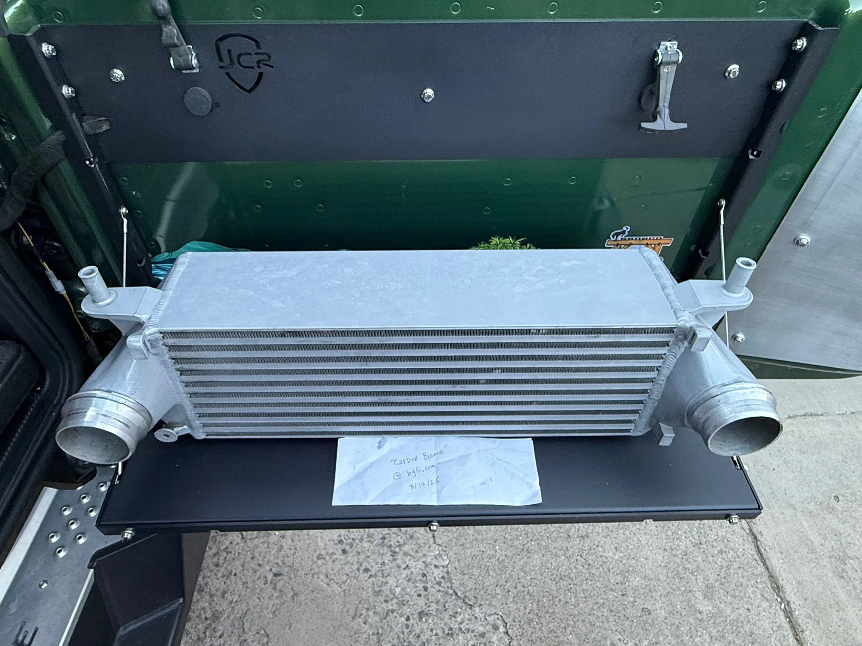 Ford Bronco CVFab intercooler socal IMG_4539