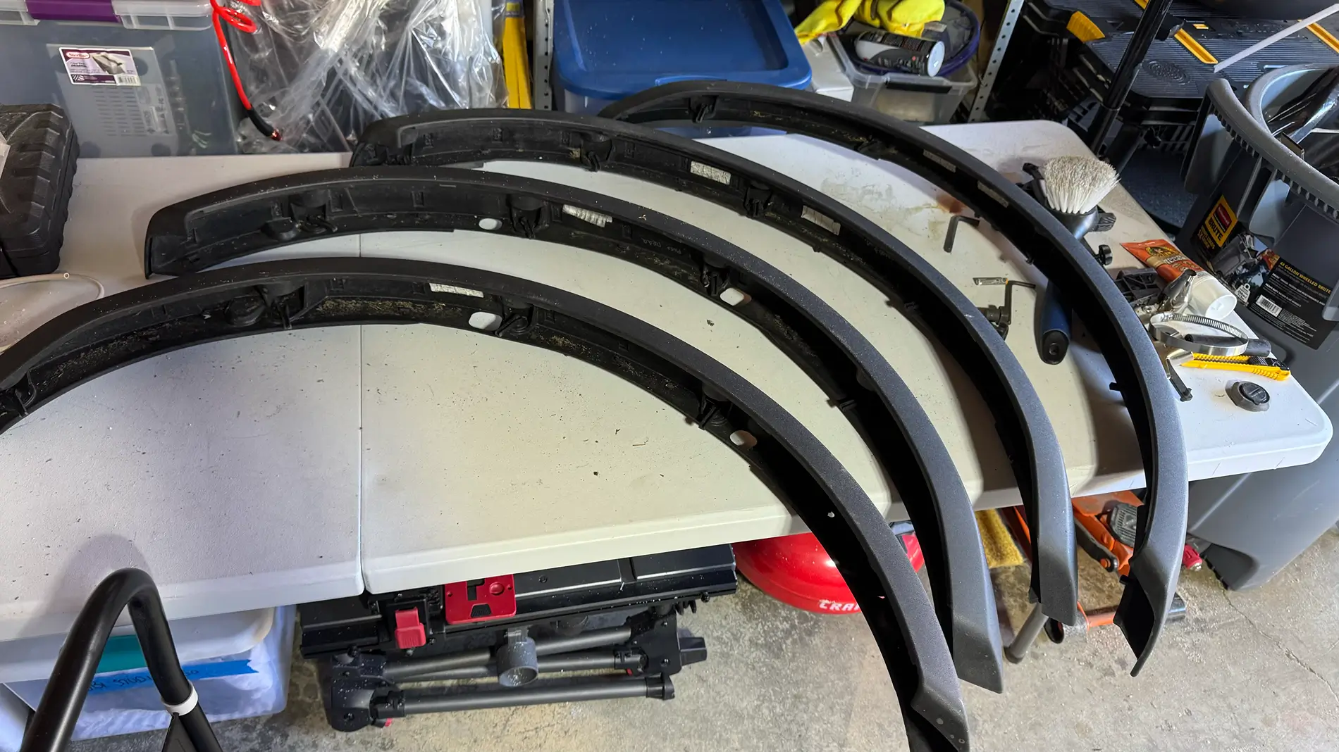 Ford Bronco Non-Sasquatch fender flares- hardly used set of 4 - $100 tempImagesFajc4