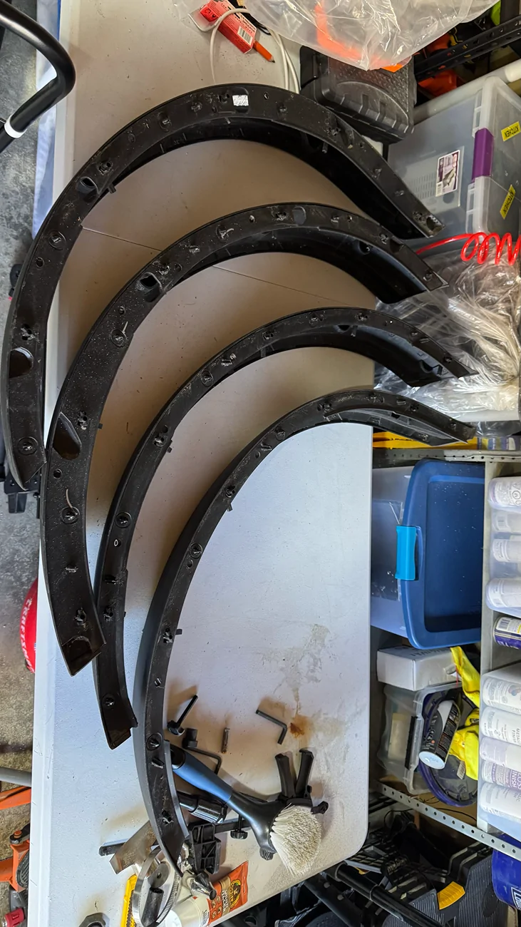 Ford Bronco Non-Sasquatch fender flares- hardly used set of 4 - $100 tempImageBMeifJ