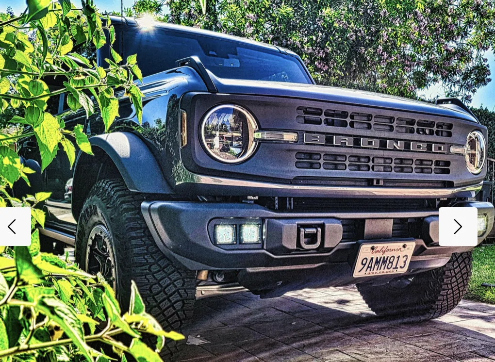 Ford Bronco Fill the Gaps: Fog Light Upgrade for the Bronco Capable Bumper 2021+ Ford Bronco Capable Bumper Dual Function Fog Light Kit 2