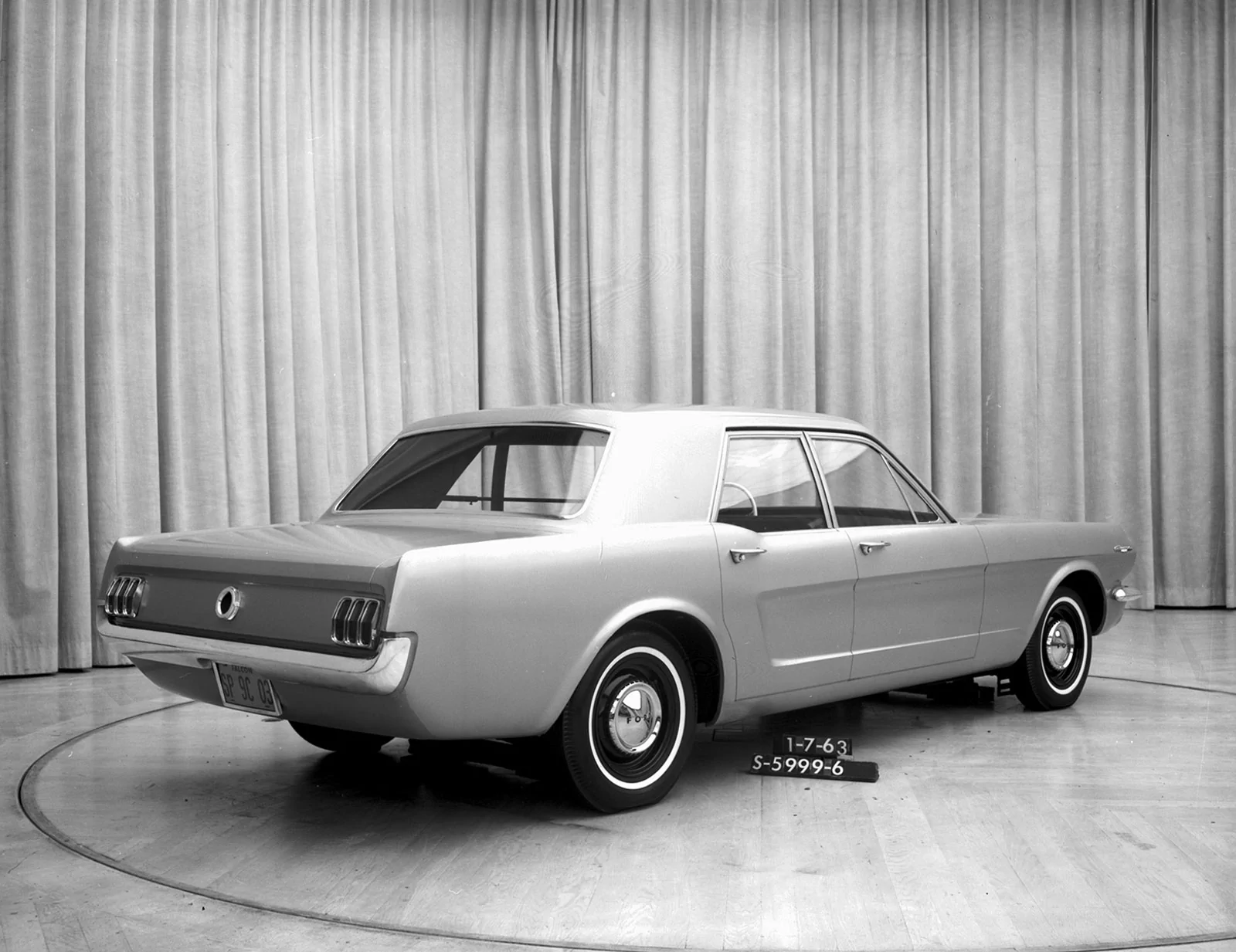 Ford Bronco Bronco Pickup Truck coming in future. Hybrid Bronco arrives 2027 1965-Ford-Mustang-Four-Door-Prototype-01