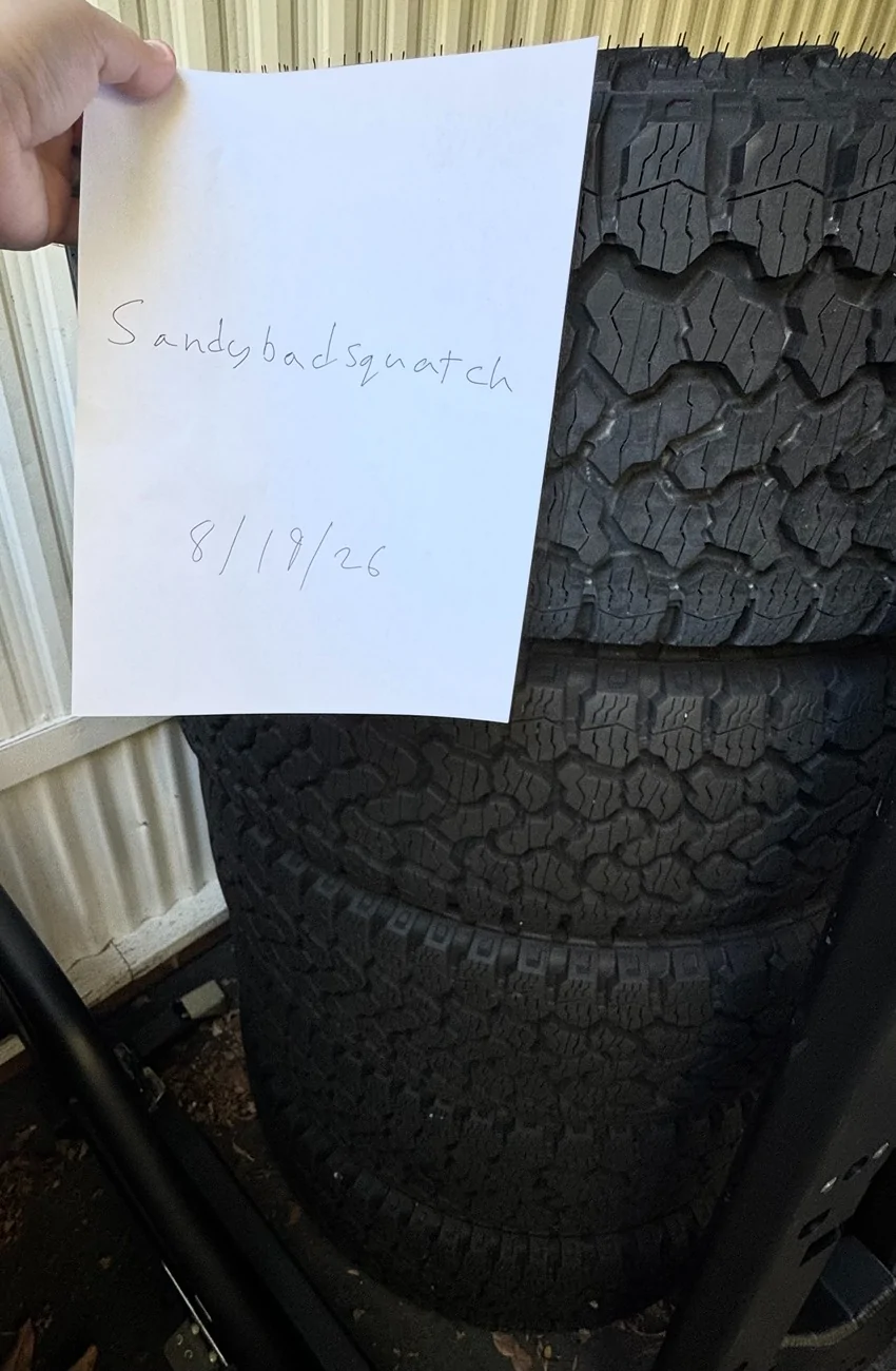 Ford Bronco Reduced - $400 for (5) Goodyear Wrangler Territory RT 315/70R17 (Load C) Tires - 5,000 miles IMG_8958