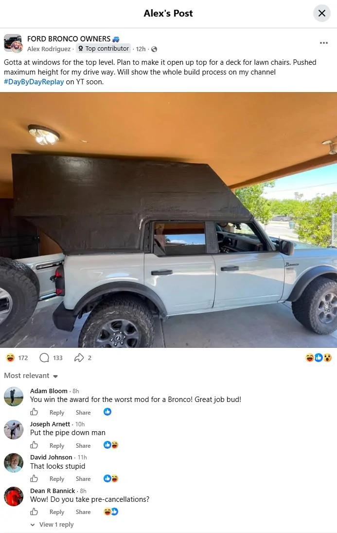 Ford Bronco Home Made Camper Top Bronco-Camper-home-mad