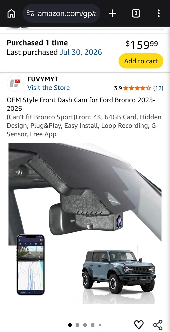 Ford Bronco Worst build thread EVER. Screenshot_20260820_181236_Chrom
