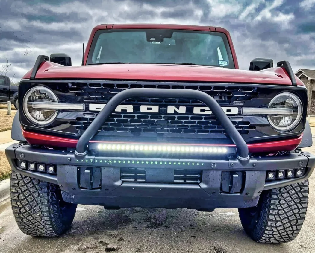 Ford Bronco Keep It Simple: 30" Light Bar for the Bronco Modular Bumper 2021+ Ford Bronco Modular Bumper 30in Light Bar 3