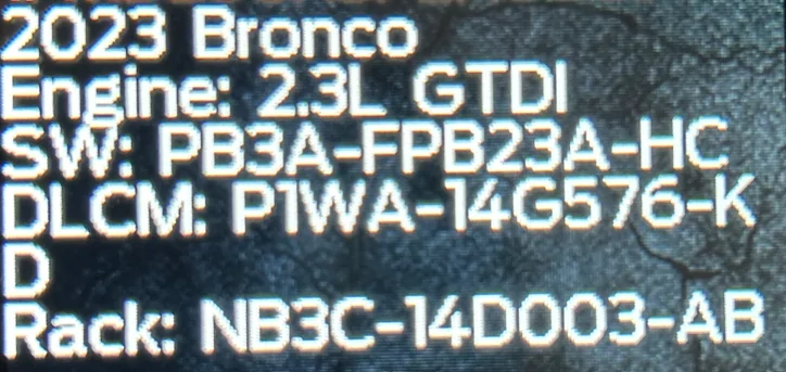 Ford Bronco Procal Tune versions changes 1787413295149-g3