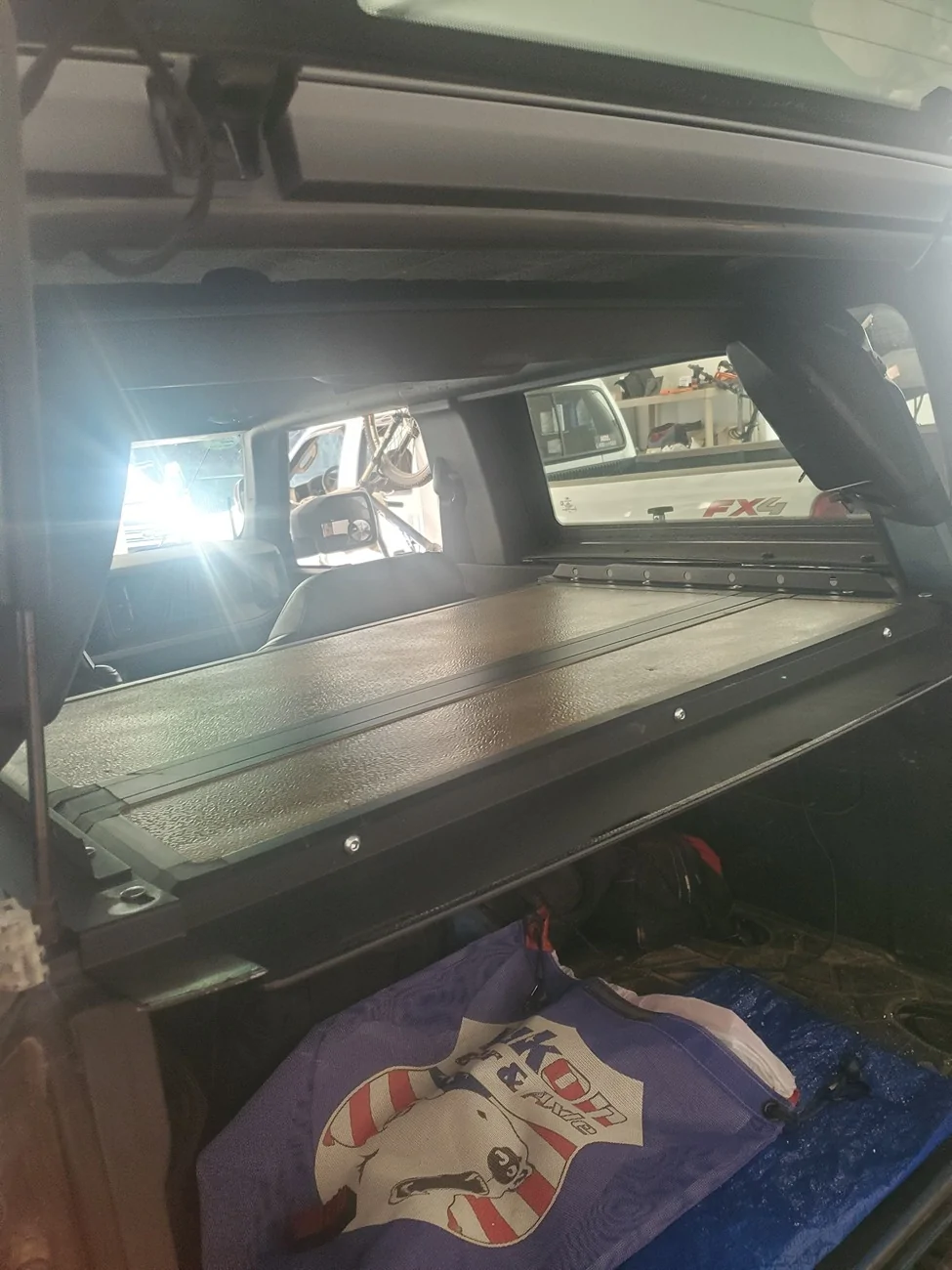 Ford Bronco Review - WheelsFeels storage system 20260819_094427