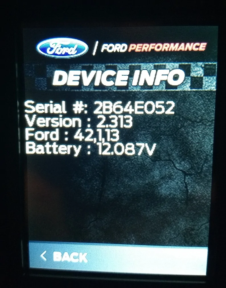 Ford Bronco Procal Tune versions changes MyBronco_Procal3