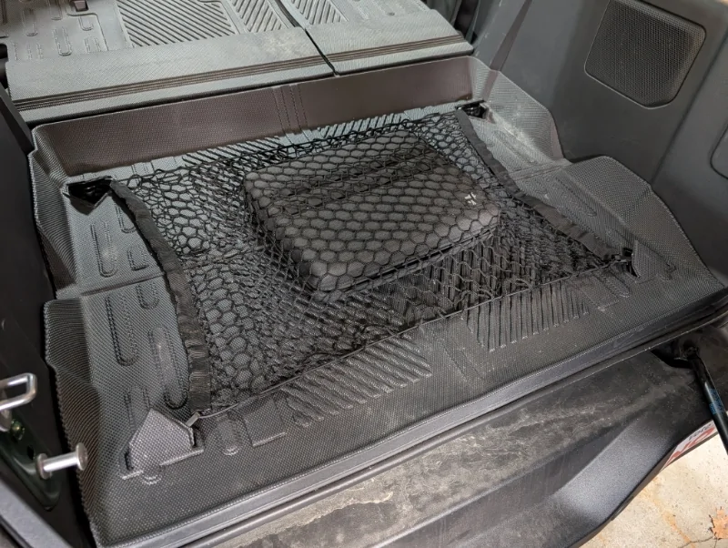 Ford Bronco Trying Out Some Cargo Options - Console Organizer, Visor Organizer, Trunk Organizer, Cargo Net Imagepipe_168