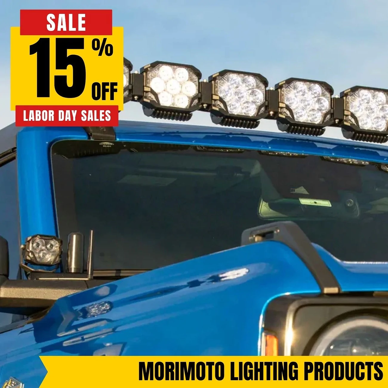 Ford Bronco Save 15% on Morimoto Products 15 Off Morimoto (Square-Bronco)