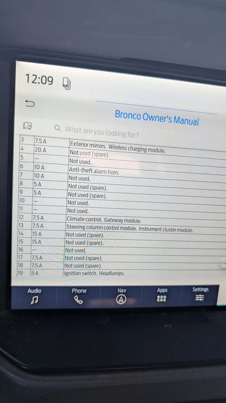 Ford Bronco OBDII Port not working PXL_20260824_180908380