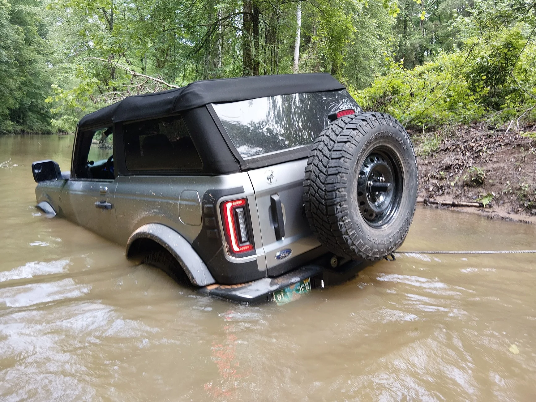 Ford Bronco Installing Everglades OEM snorkel on 2.3L 20250517_120448