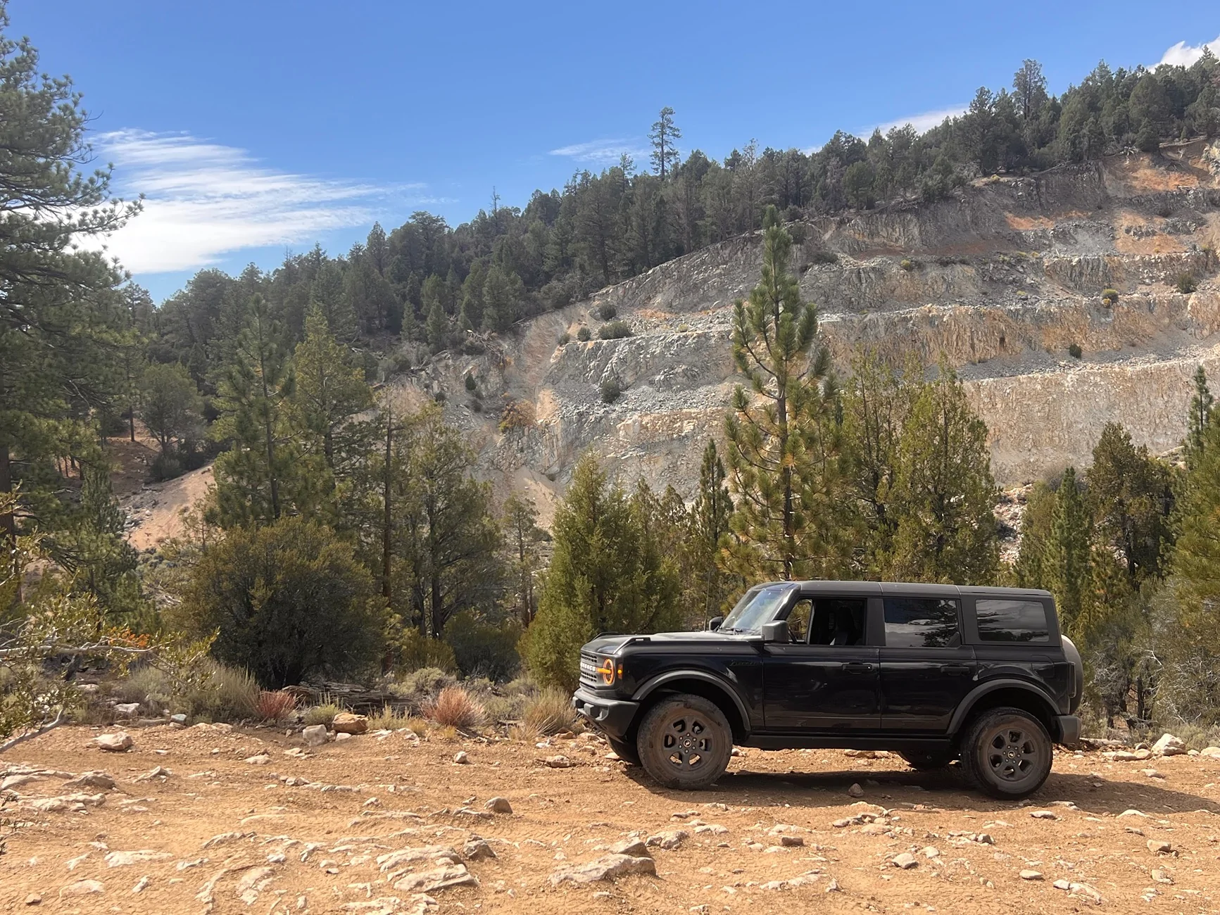 Ford Bronco Sanity Check: 2025 Big Bend on 35s — Bilstein 5100s (2.0"/2.5"), Stock Wheels, & BFG KO2s (Load C) IMG_2504