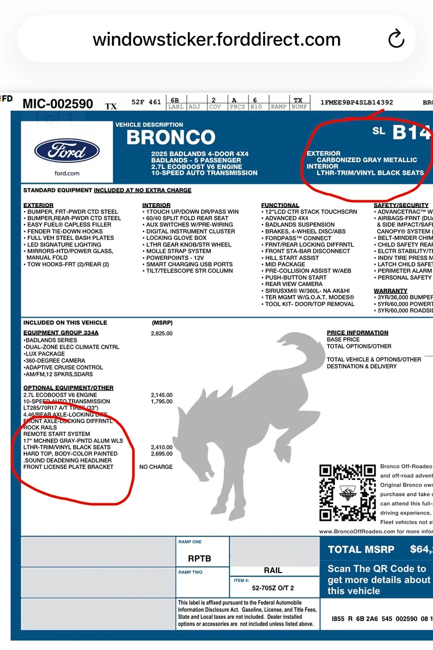 Ford Bronco In search of OEM gloss black or carbonized gray hard top- MIC top trade plus cash IMG_8738