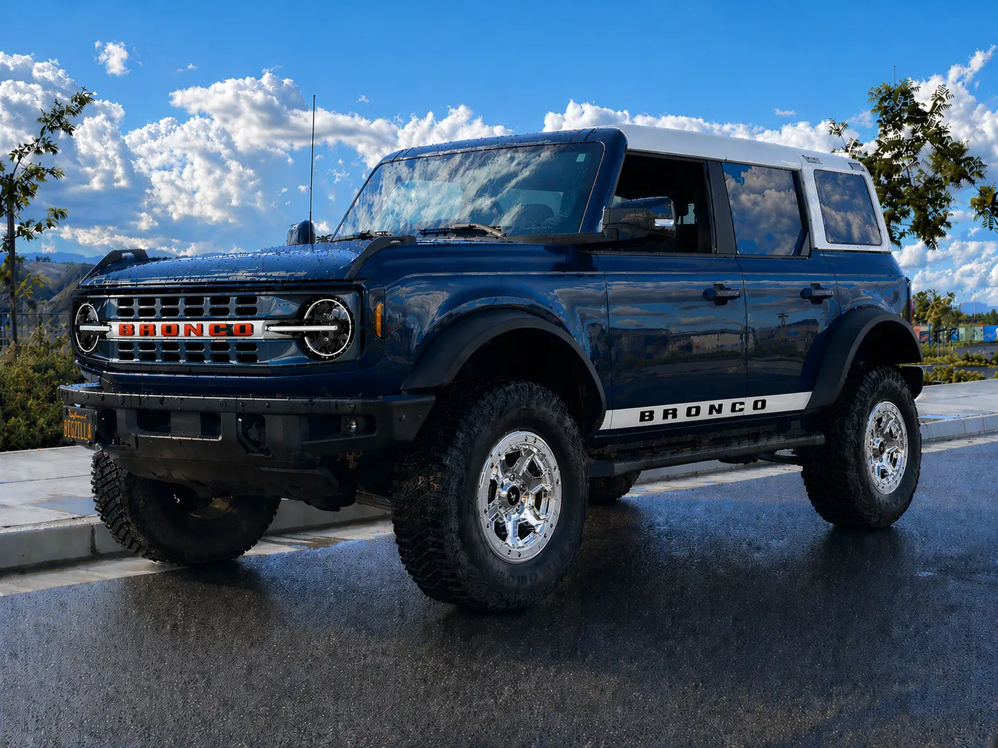 Ford Bronco New Ford Modular Grille - Custom painted antimatter blue 24C0D1A6-F948-4D0E-AD60-F50EA943E7C2