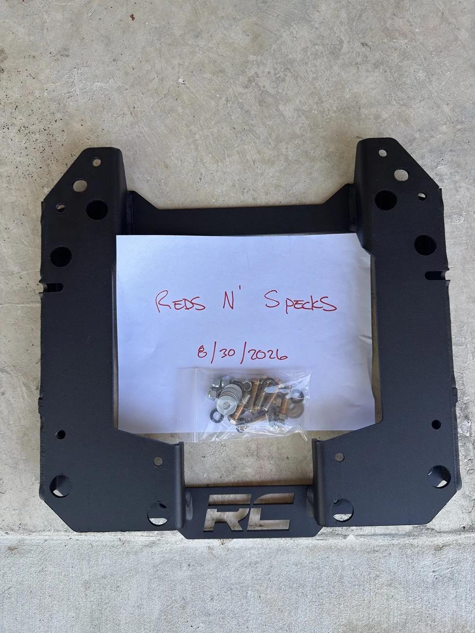 Ford Bronco Rough Country Spare Relocation Bracket 876D8A5A-6B3C-4C27-AC2E-5F0C228806F3