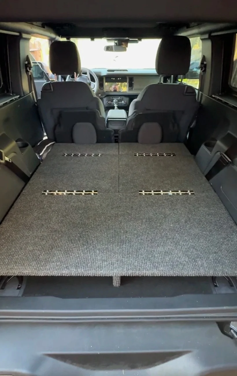 Ford Bronco Another custom 2-door rear cargo area level platform IMG_6442