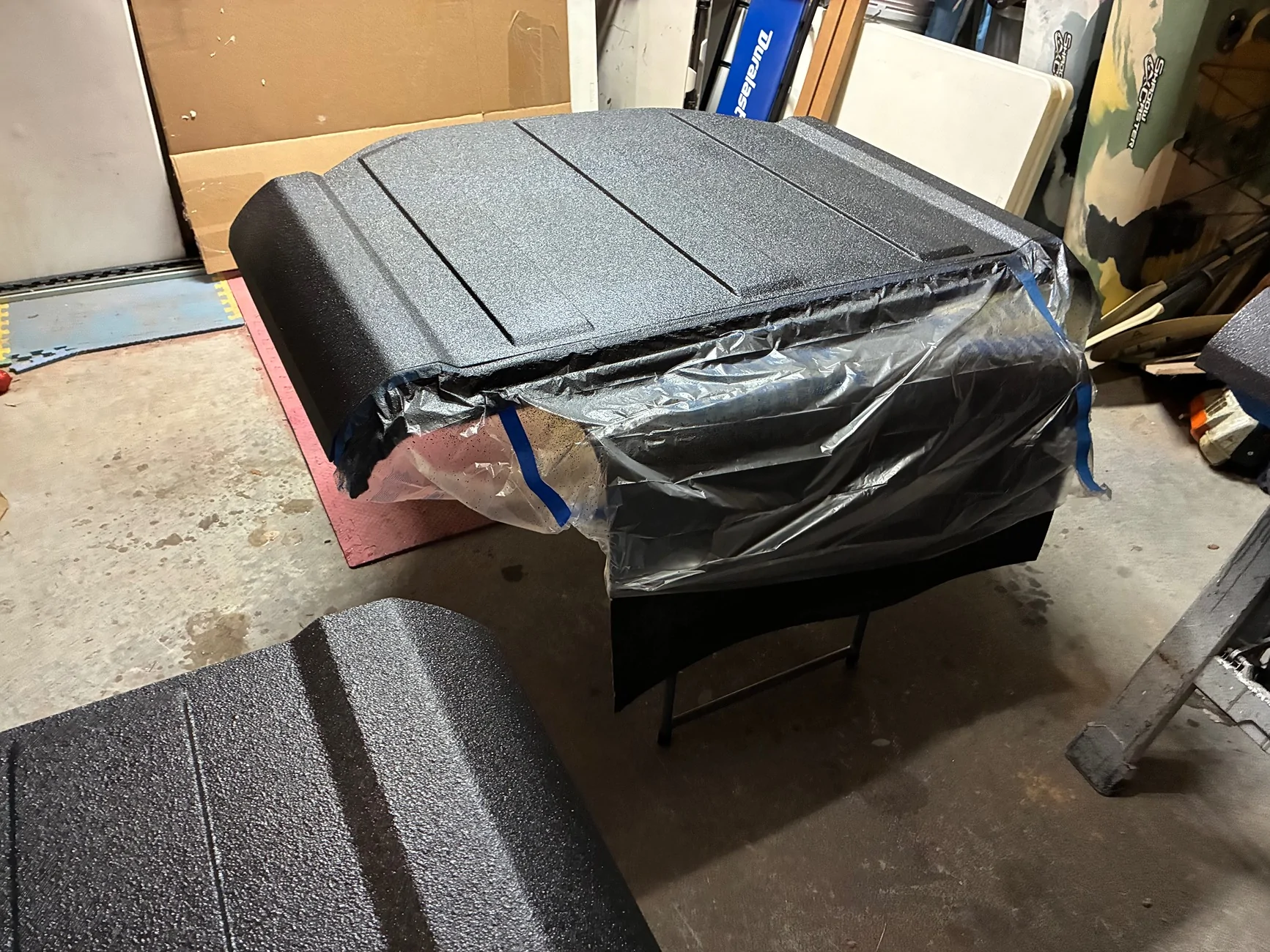 Ford Bronco 4 years in, finally see a crack in hardtop! IMG_4080