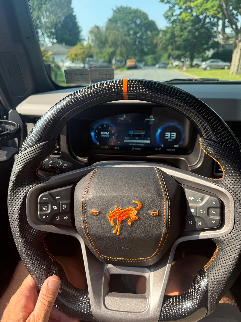Ford Bronco Steering wheel and cluster upgrade IMG_4359