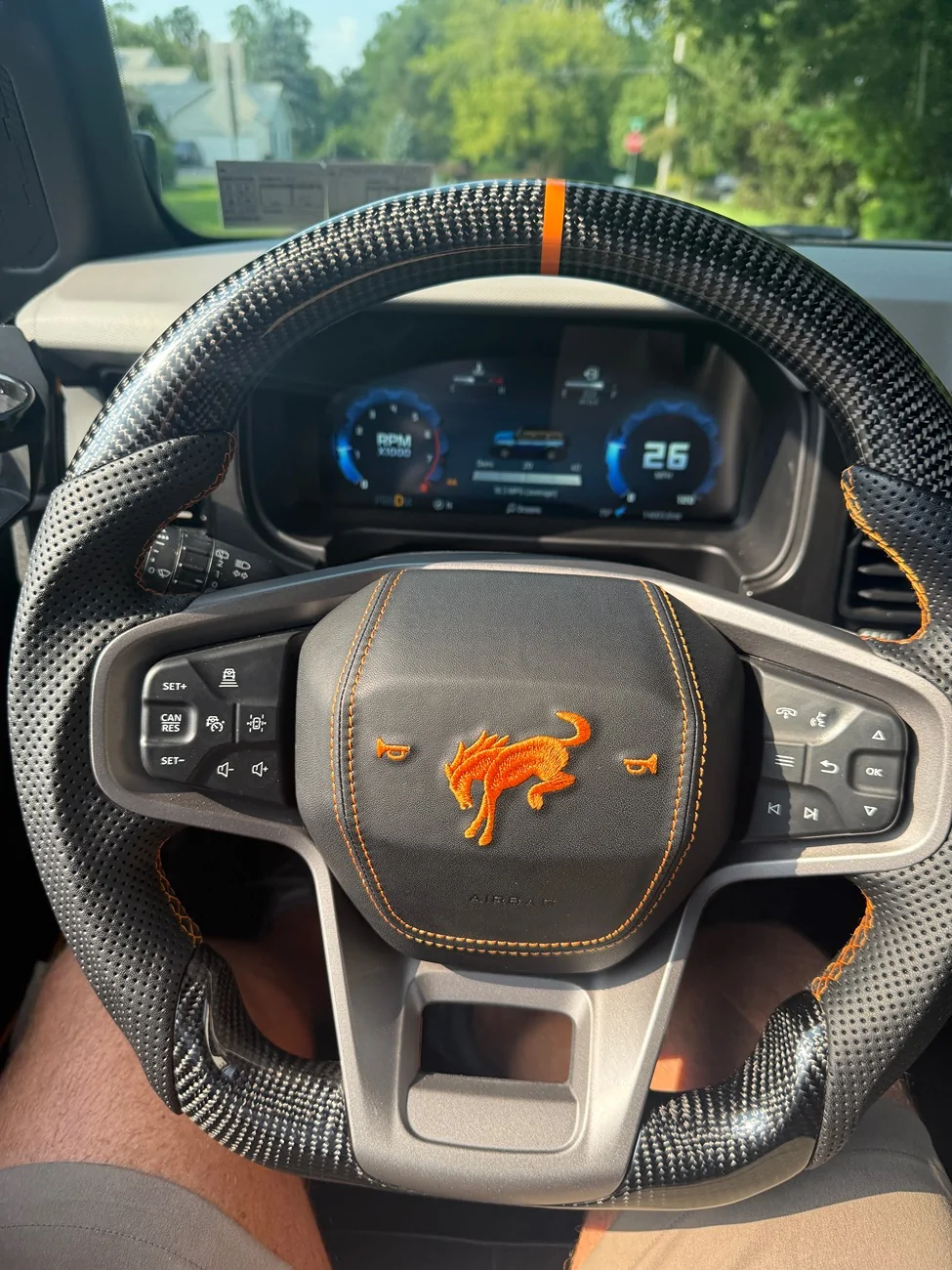 Ford Bronco Steering wheel and cluster upgrade IMG_4360