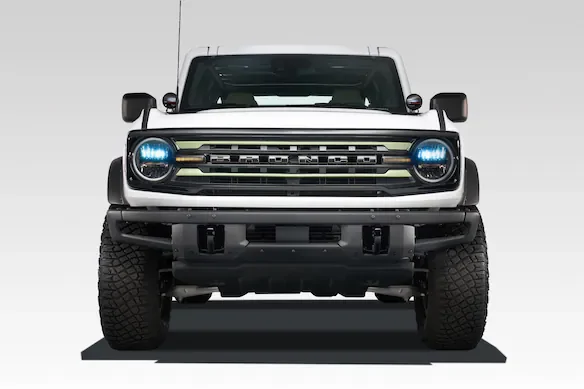 Ford Bronco New Ford Modular Grille - Custom painted antimatter blue IMG_6387