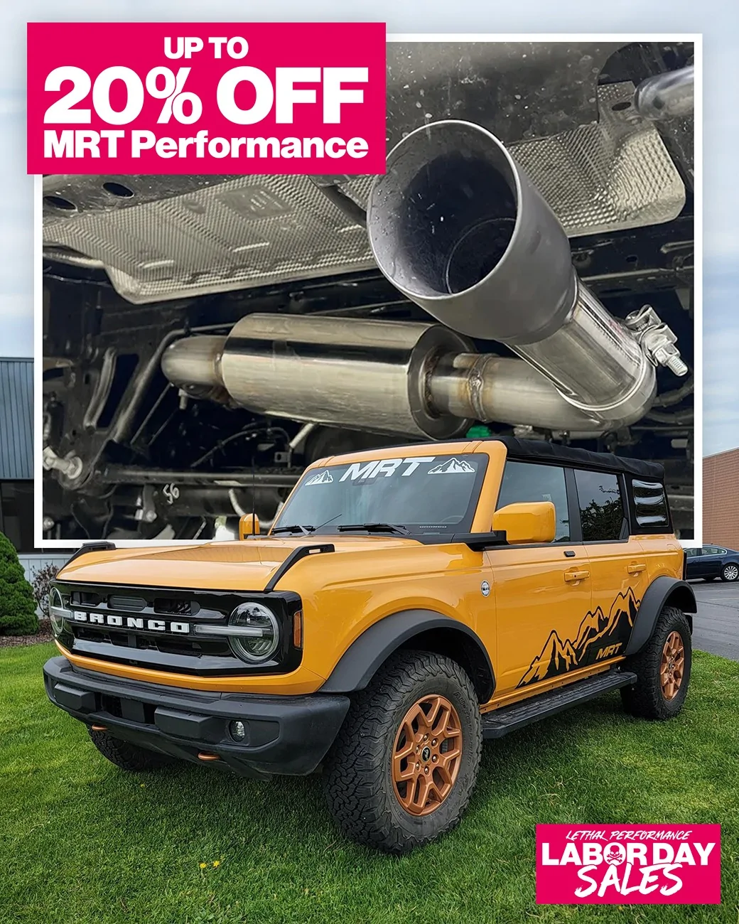 Ford Bronco Up to 20% off MRT Performance Products! up to 20 mrt bronco