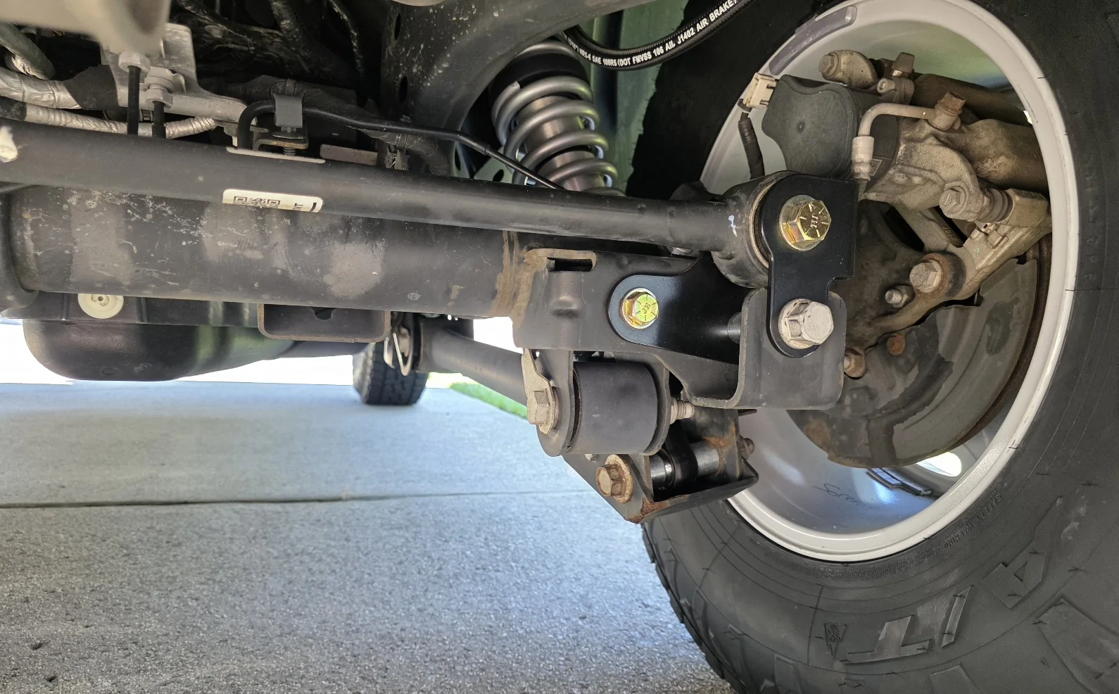 Ford Bronco Radflo Lift 2.5 Coilovers + Nitto G3 35's On 2021 Non-Sas OBX bronco 20260902_121505