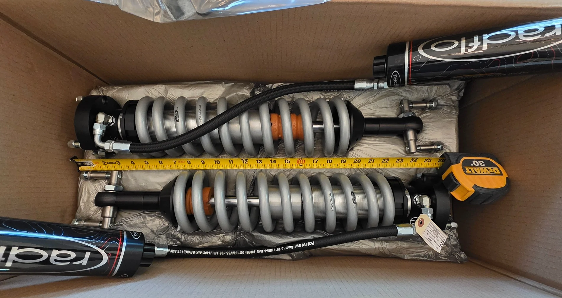 Ford Bronco Radflo Lift 2.5 Coilovers + Nitto G3 35's On 2021 Non-Sas OBX 20260818_114944