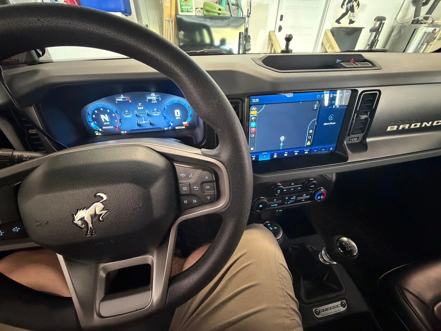 Ford Bronco Steering wheel and cluster upgrade IMG_3523