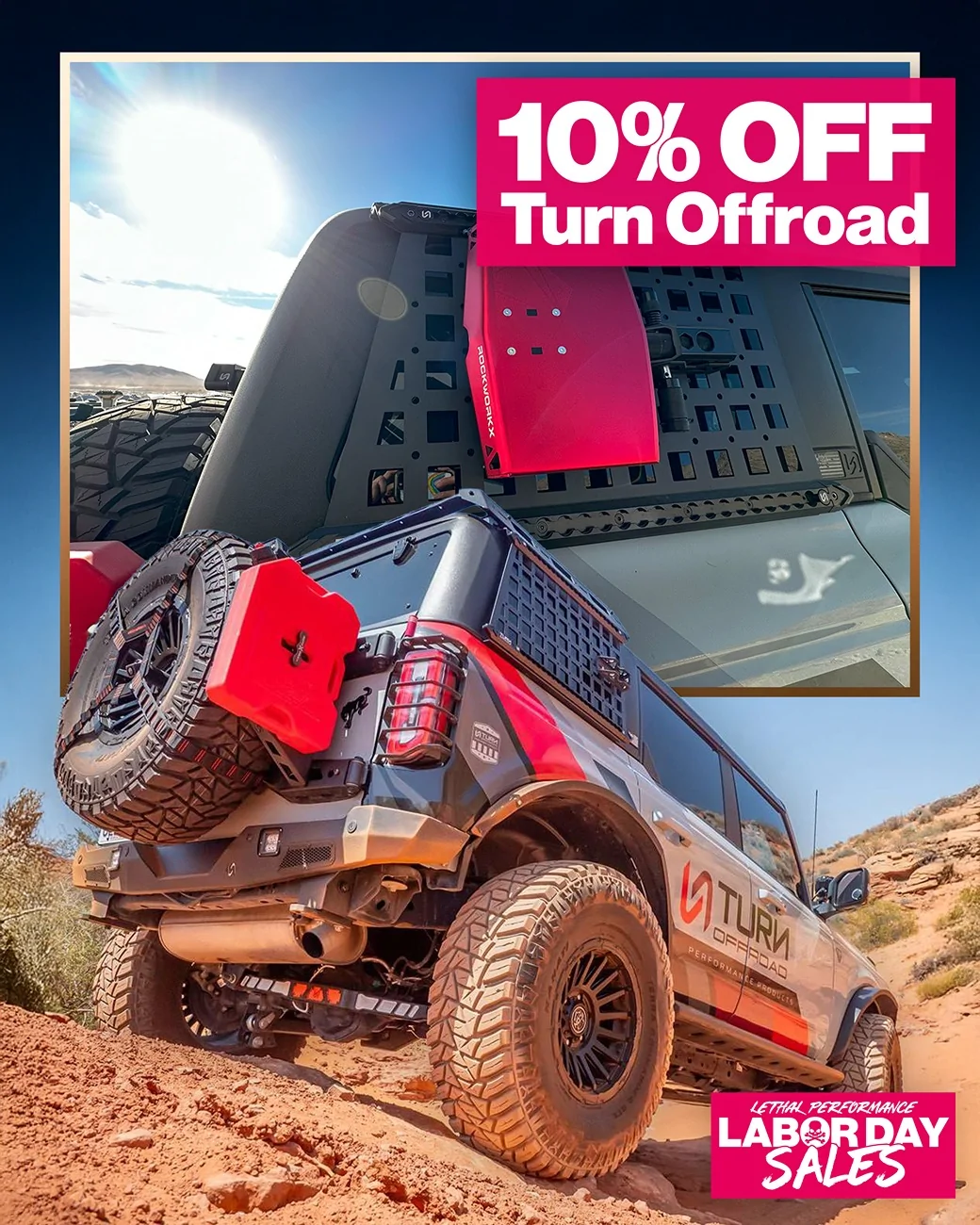 Ford Bronco 10% Off Turn Offroad! turn offroad laborr