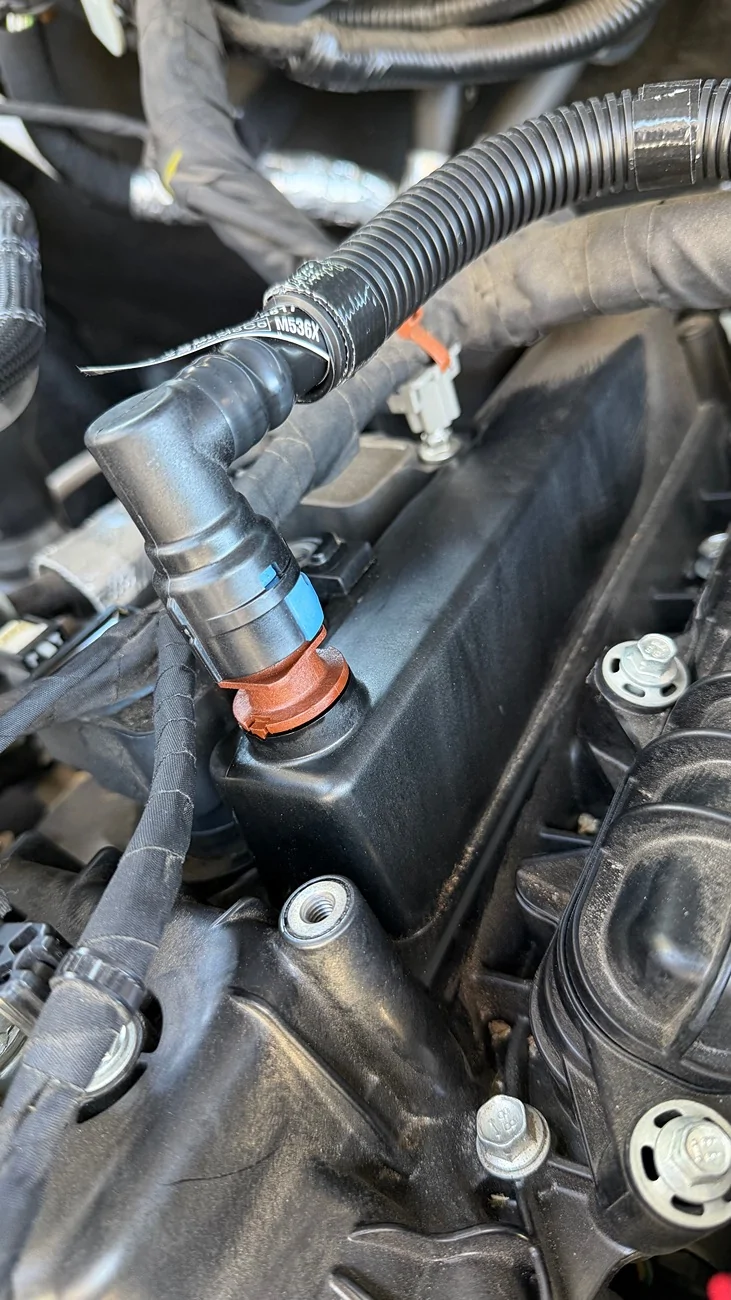 Ford Bronco Leak: Positive Crankcase Ventilation (PCV) system IMG_3922
