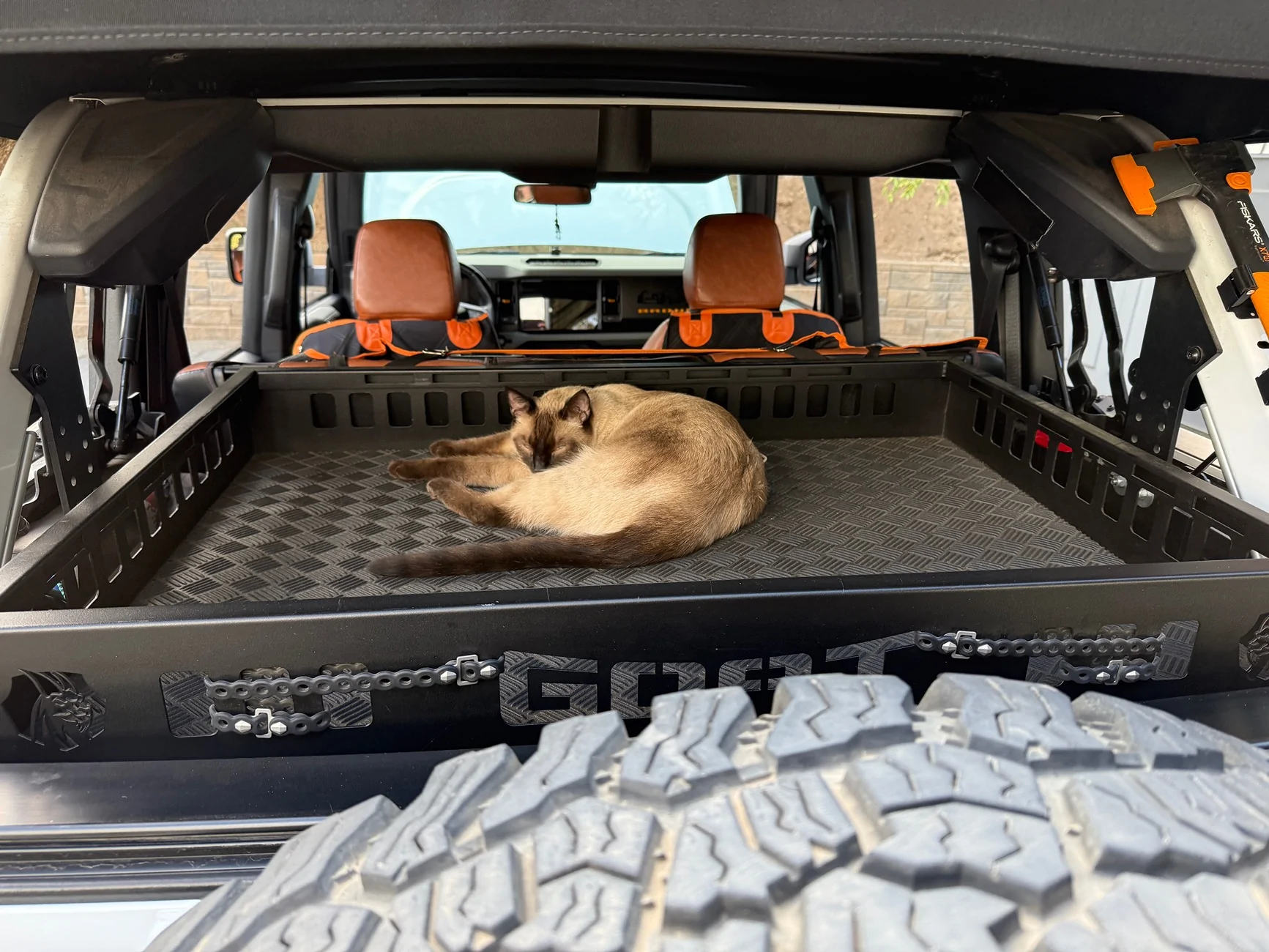 Ford Bronco GOAT FABRICATION CARGO BASKET IMG_9523