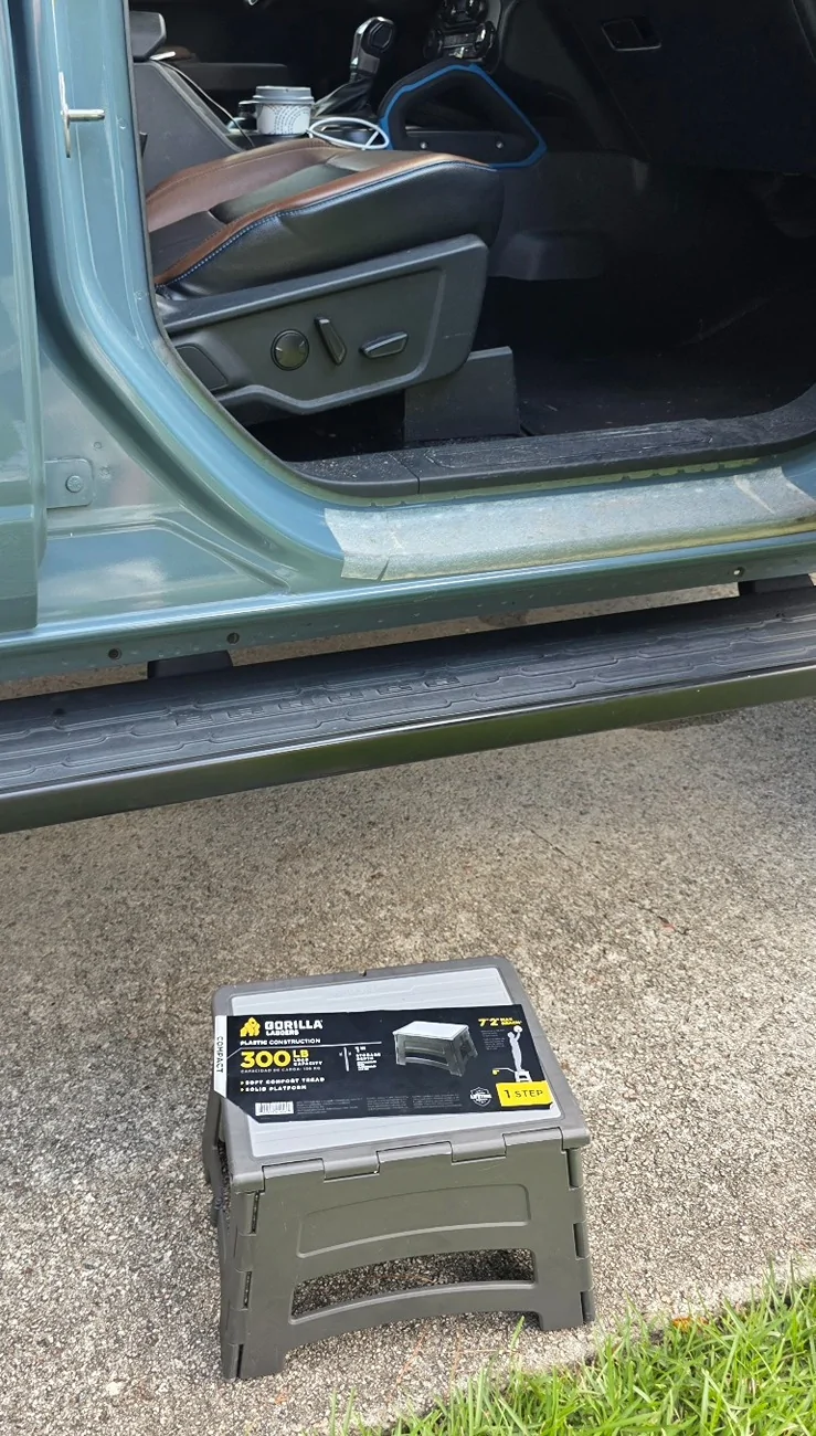 Ford Bronco Premium OBX Running Board Lowering Mechanism 20260907_133030
