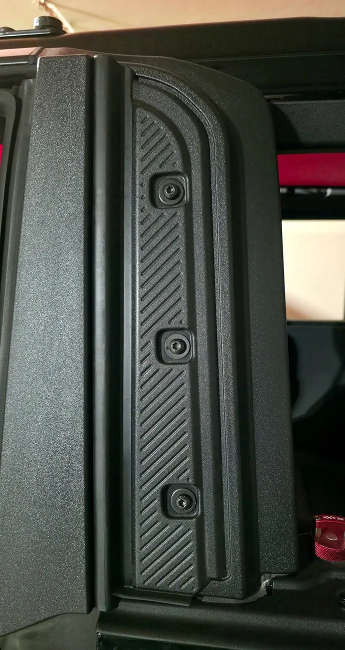 Ford Bronco PSA on secret-ish OEM trim piece to reduce roof noise (C pillar molding cover) 40764