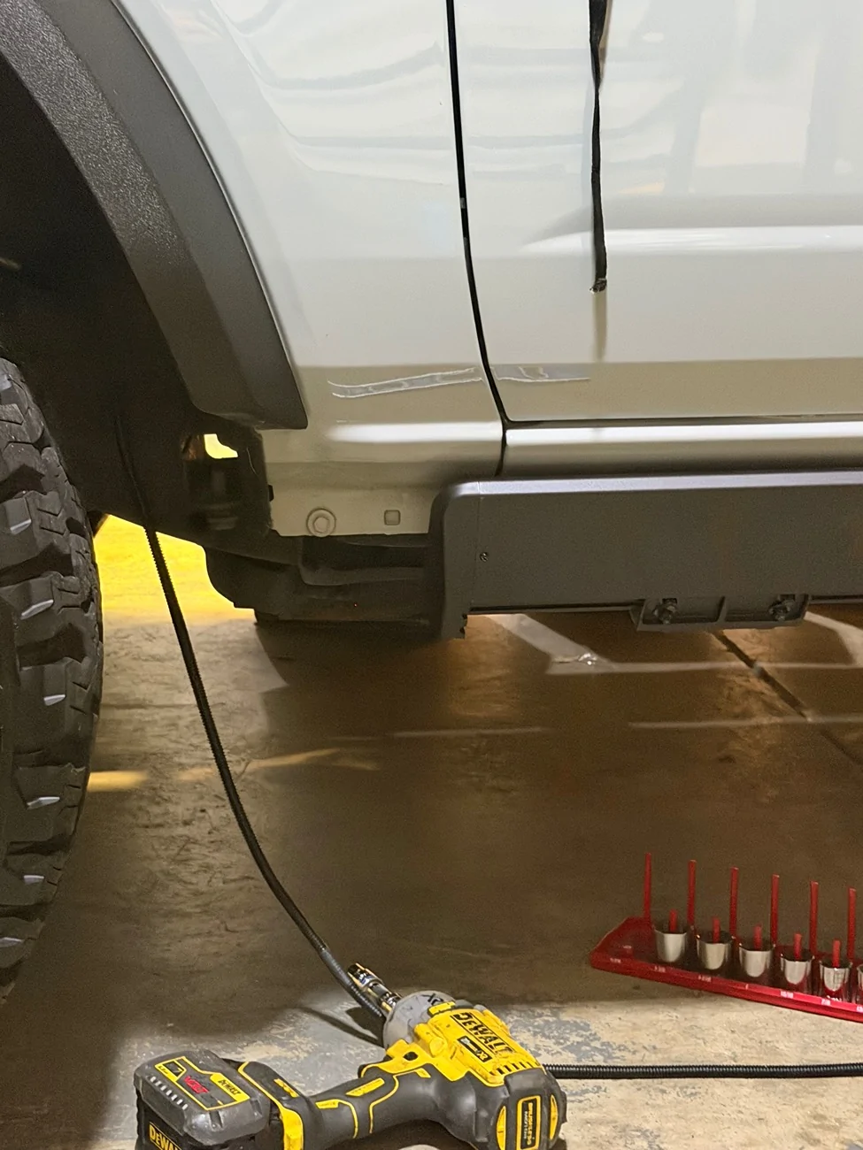 Ford Bronco Installed Wolfbox Power Running Board IMG_1458