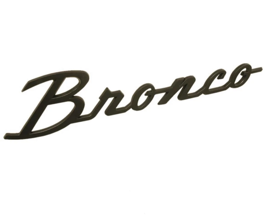 Ford Bronco Factory blacked out Bronco emblems and logos? 2E062FD0-1793-4A8D-98C4-3CA5A780A2B8
