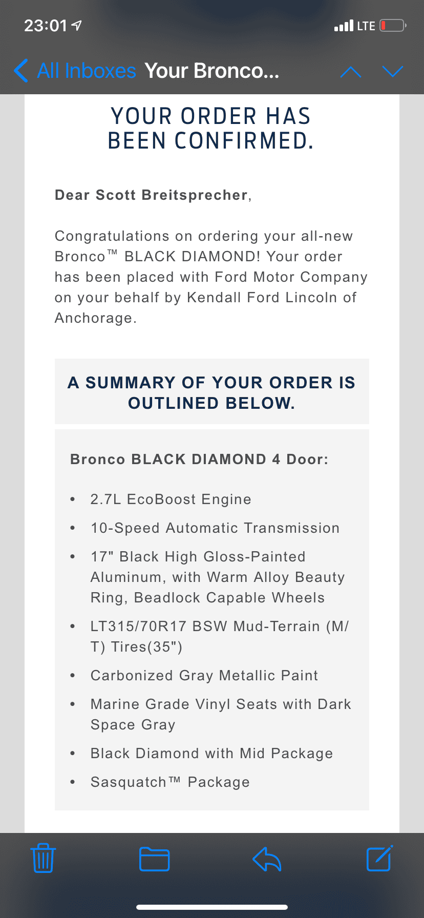 Ford Bronco Should dealer submit your order even with late availability items? 8C3B4CAF-4B3C-444B-B777-E2FC94DBD456