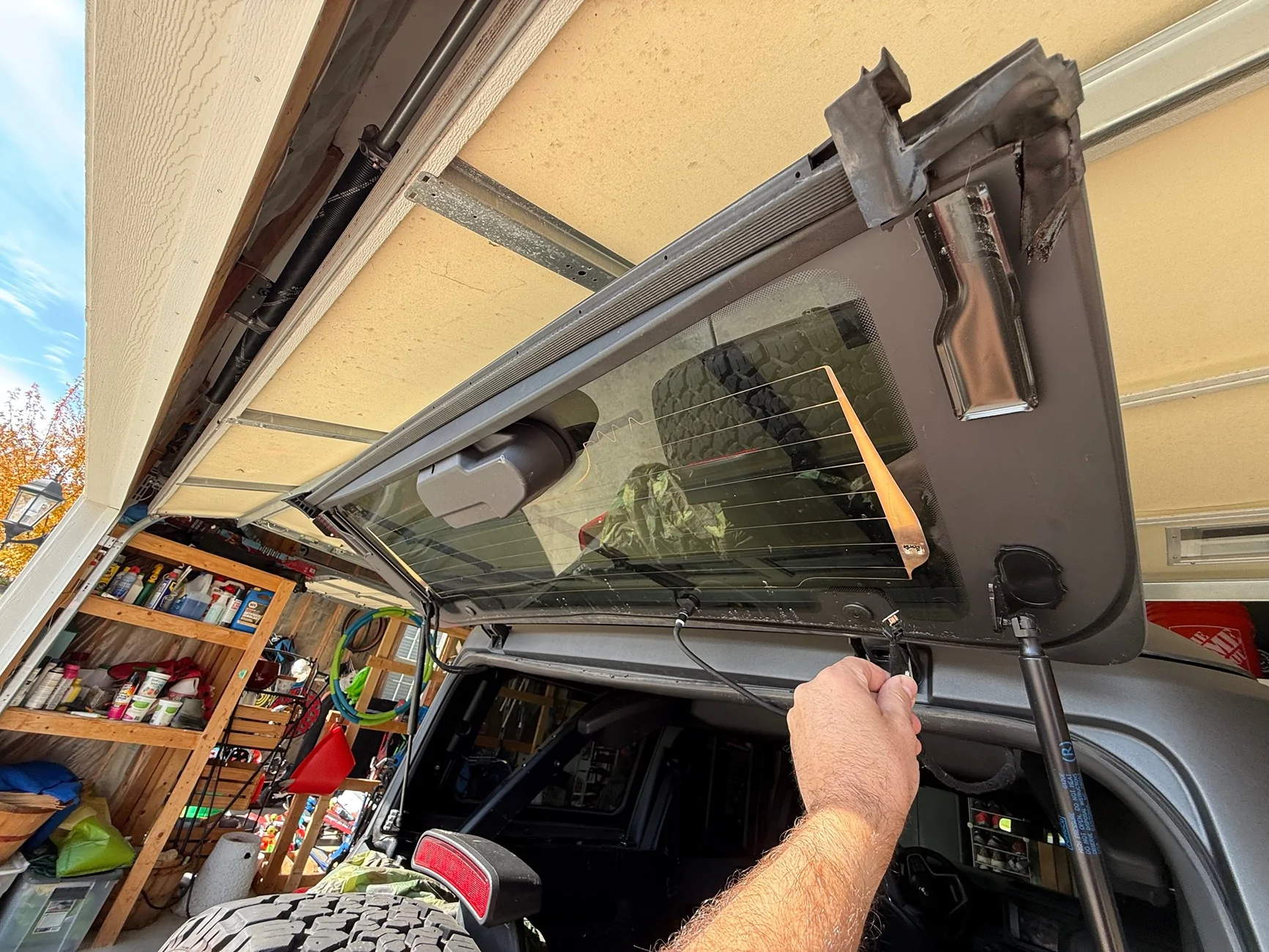 Mustasng Raptor Rear Window Defrost Cable Fix | Bronco6G - 2021+ Ford Bronco & Bronco ...