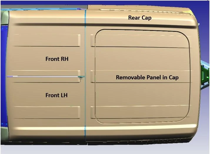 Ford Bronco News: Dual Tops Option Will Be Late Availability figure3-overhead-view-of-hart-to