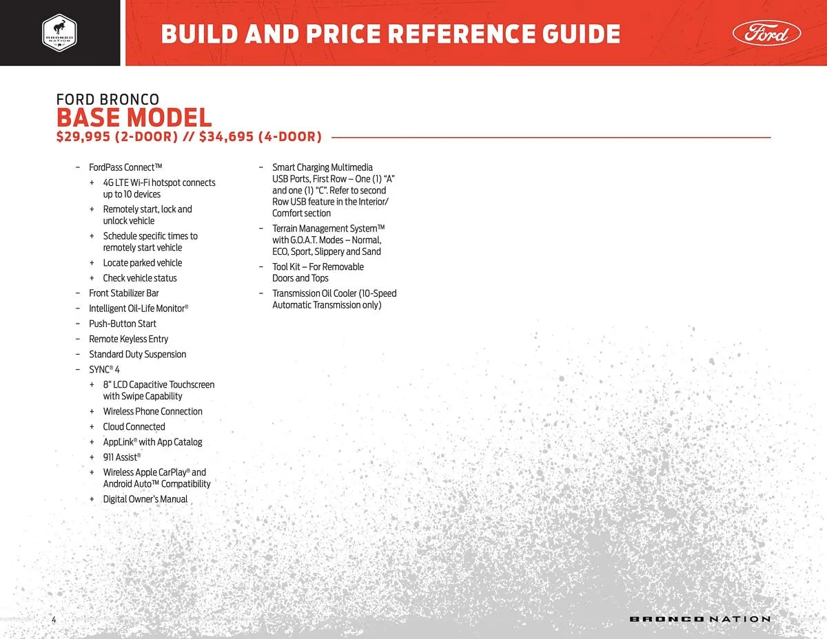 Ford Bronco **CORRECTED** BUILD & PRICE REFERENCE GUIDE for 2021 Bronco! bronco-build-and-price-reference-guide-4