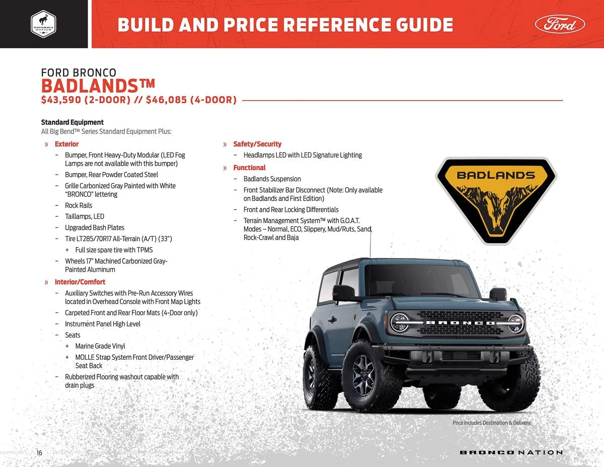 Ford Bronco **CORRECTED** BUILD & PRICE REFERENCE GUIDE for 2021 Bronco! bronco-build-and-price-reference-guide-16