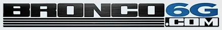 Ford Bronco B6G BRONCO Grille Badge 1611839666502