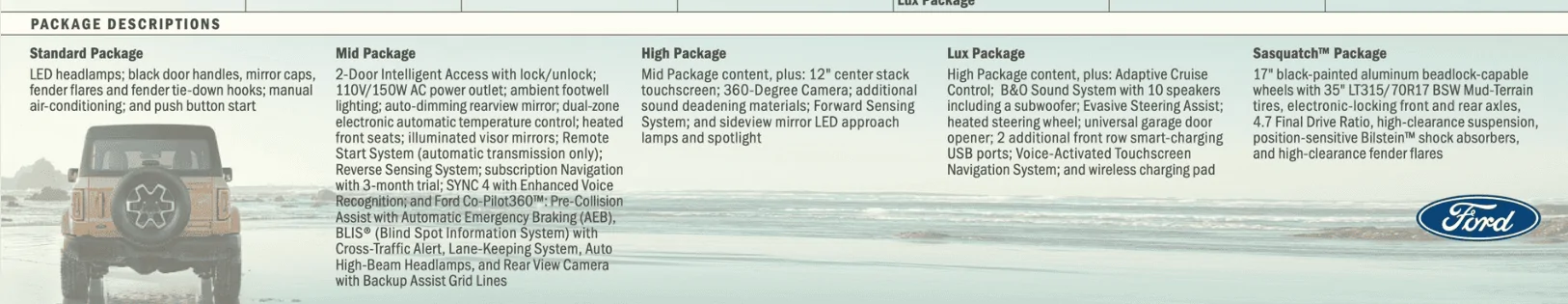 Ford Bronco B&O stereo Screen Shot 2021-01-28 at 09.41.18