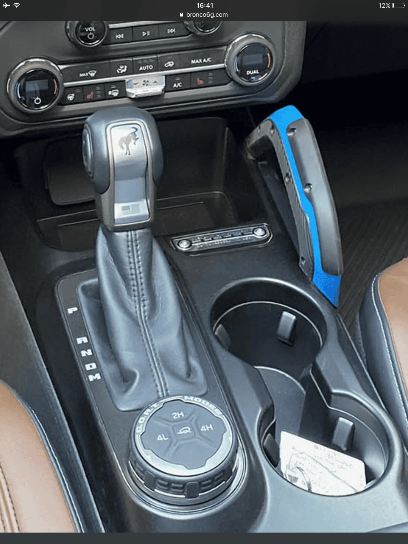 Ford Bronco Heated Steering Wheel AT Shifter