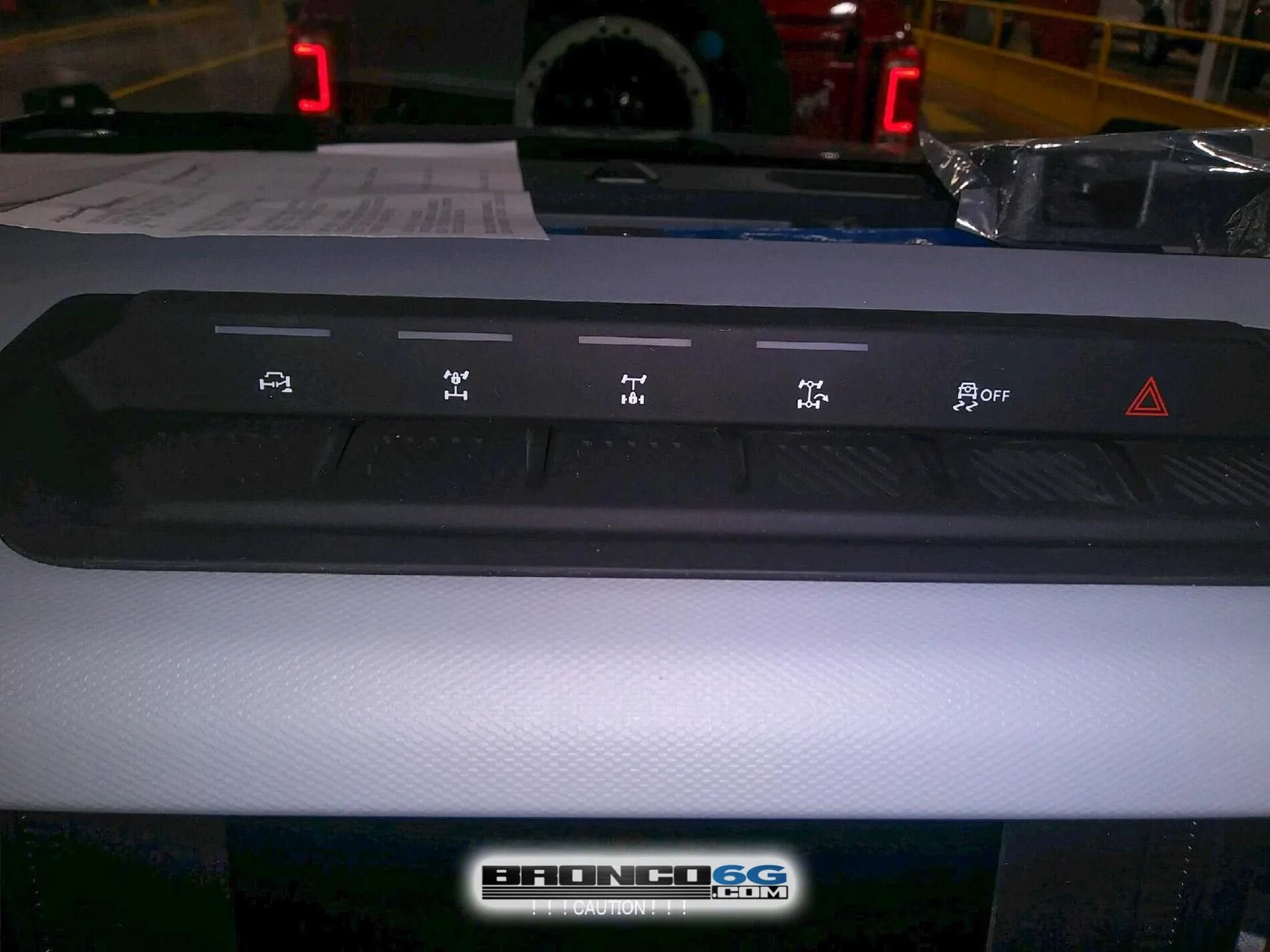 Ford Bronco 📷 Factory Pics: Dashboard switches & buttons + More Broncos Factory 2021 Bronco locker switches